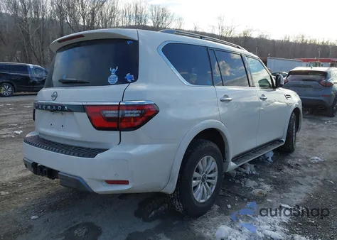 2022 Nissan Armada Sv 4Wd z USA, uszkodzony, nr VIN JN8AY2ADXN9677445